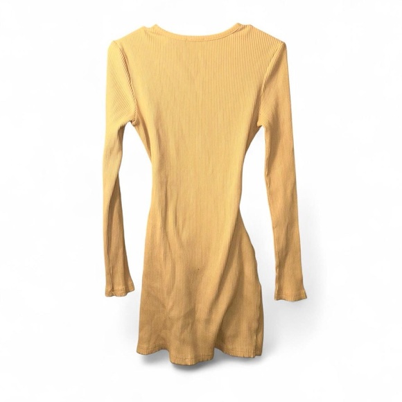 Superdown Cream Long Sleeve Dress with Tie Detail - Picture 3 of 8